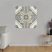 Deco Dream Revival Pattern Art Deco Wall Art Canvas