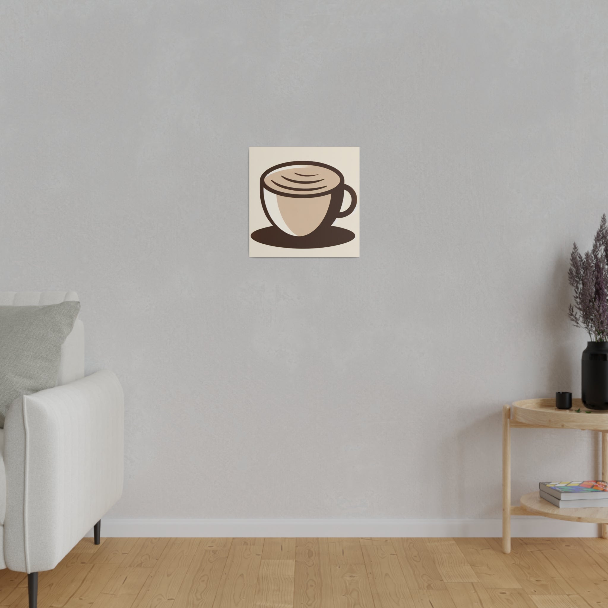 Coffee Artwork | Modern Coffee Cup Decor | Coffee Shop Wall Art Canvas