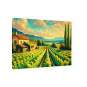 Afternoon French Vineyard Canvas