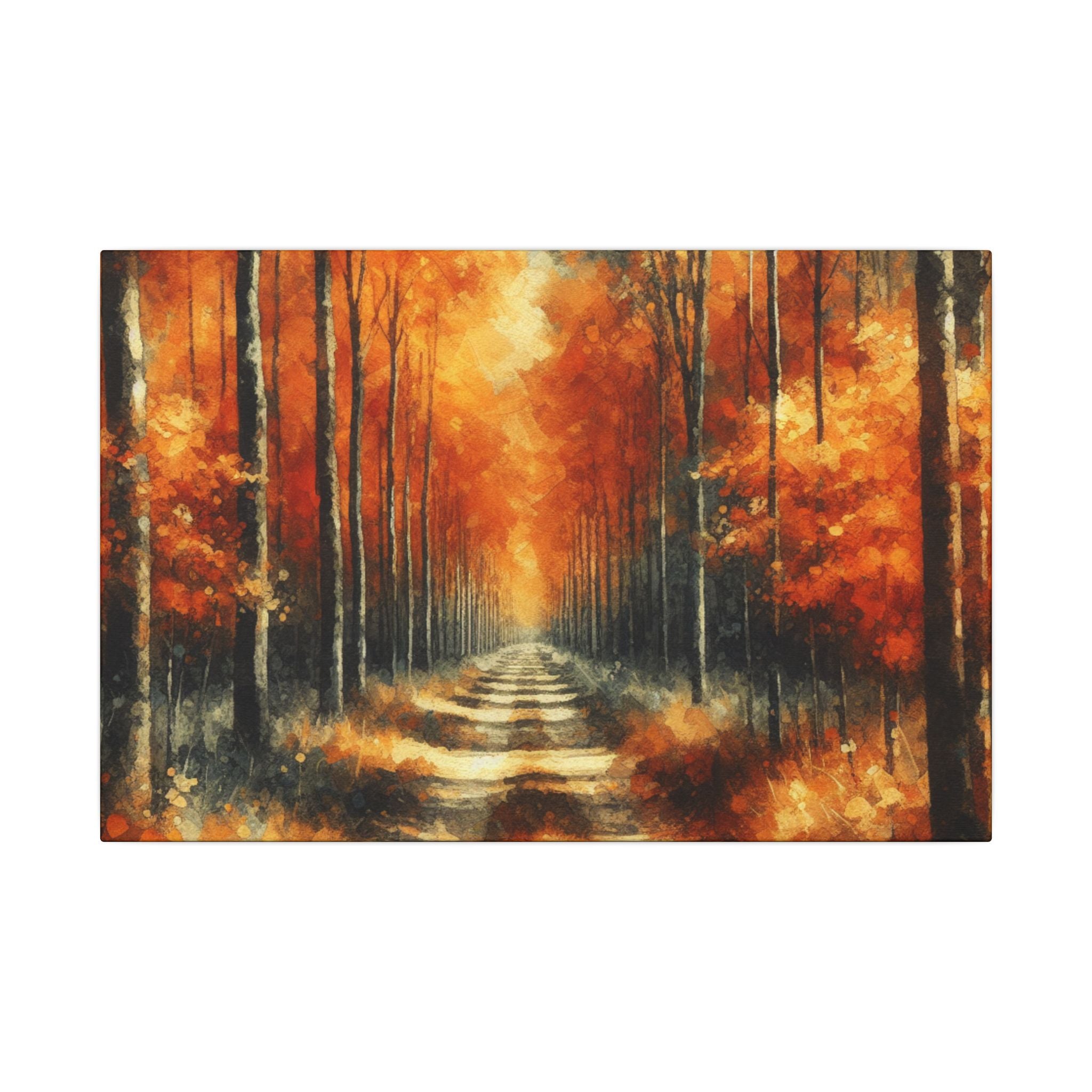 Autumn Pathway Canvas