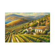 Greek Vineyard Afternoon Canvas