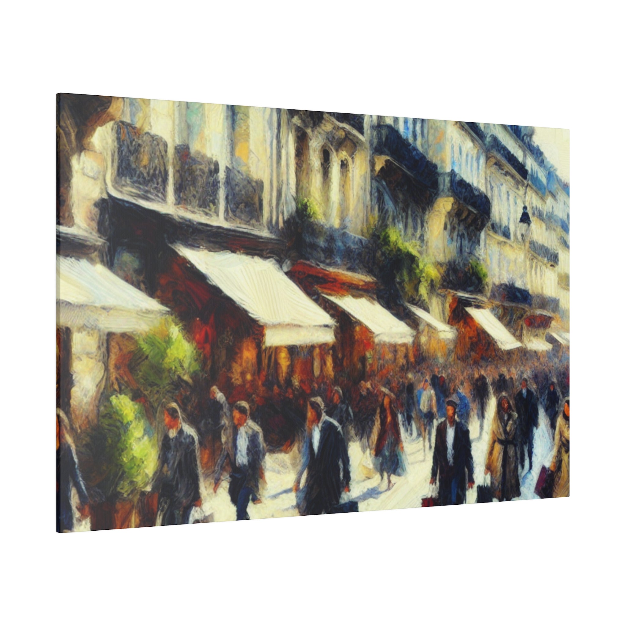 Arcadian Symphony French Street Painting Canvas