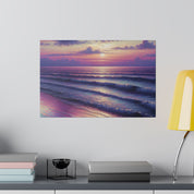 Tide Whispers Beach Painting Canvas