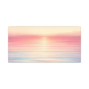 Sunset Ocean Horizon Canvas