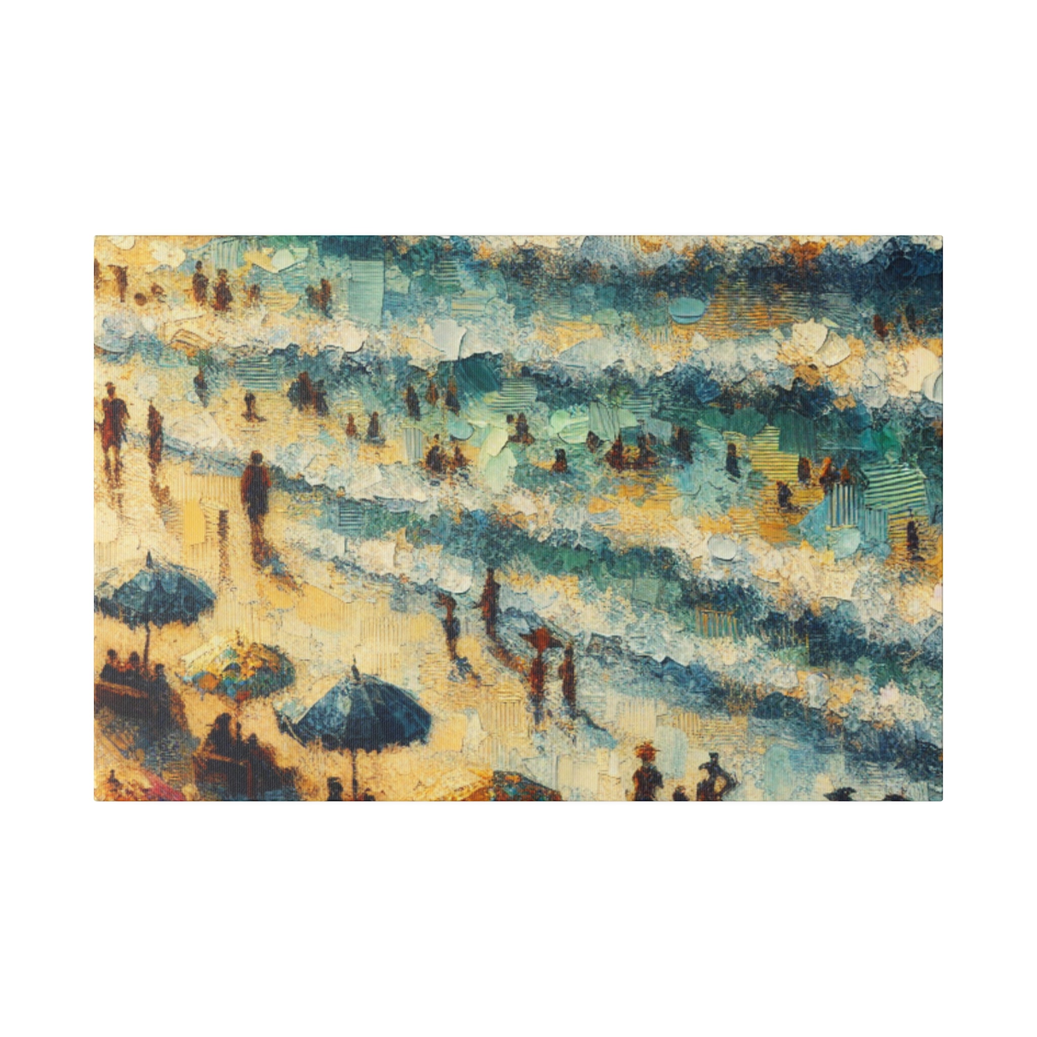 Sapphire Shores Beach Painting Canvas