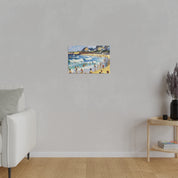 Seaside Serenity Coastal Decor Beach Painting Canvas