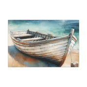 Sun-Washed Rowboat Canvas