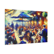 Mocha Swirl Symphony Cafe Artwork Canvas