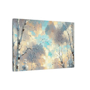 Snowy Birch Branches Canvas