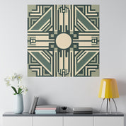 Deco Opulence Extravaganza Pattern Art Deco Wall Art Canvas