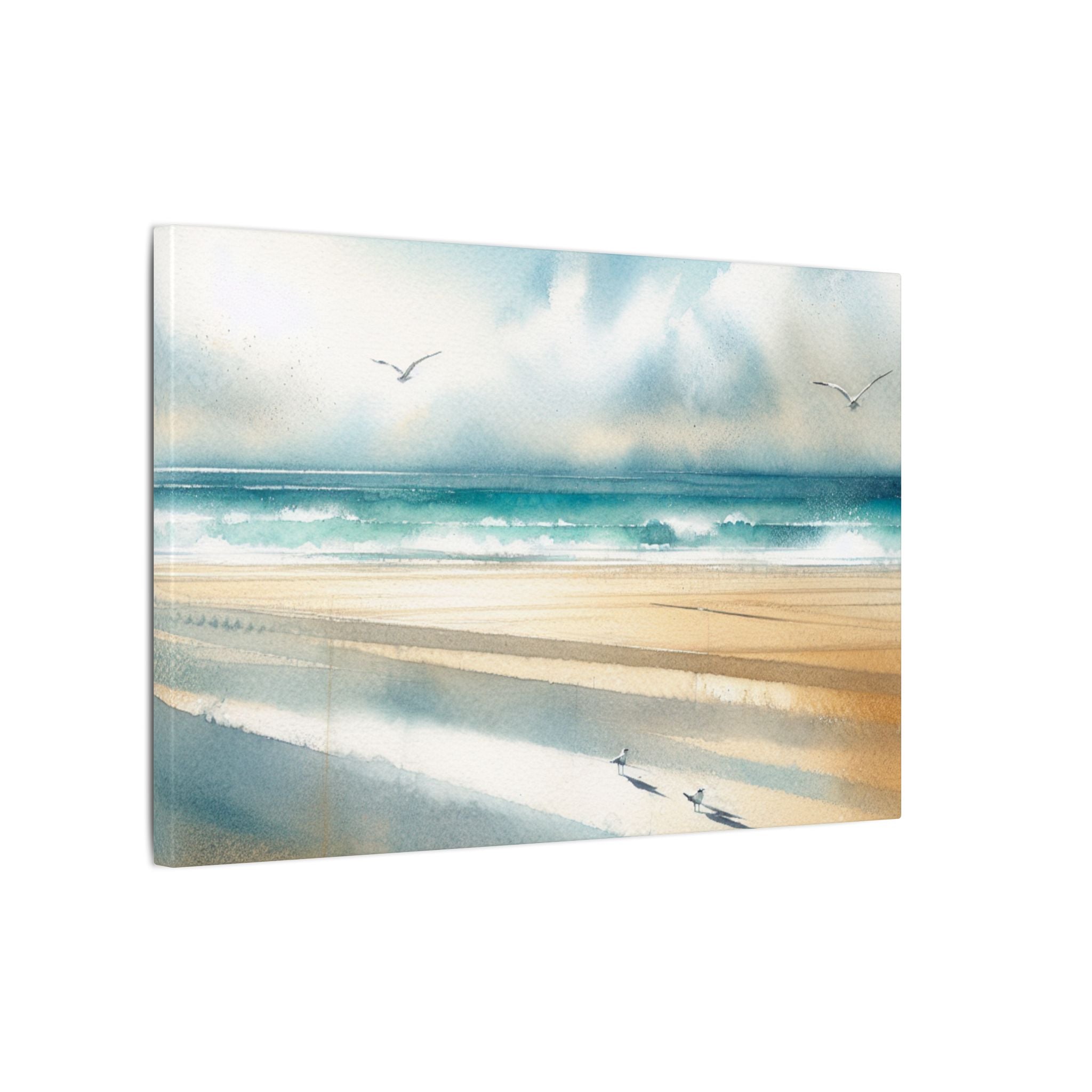 Seagulls at the Horizon Canvas