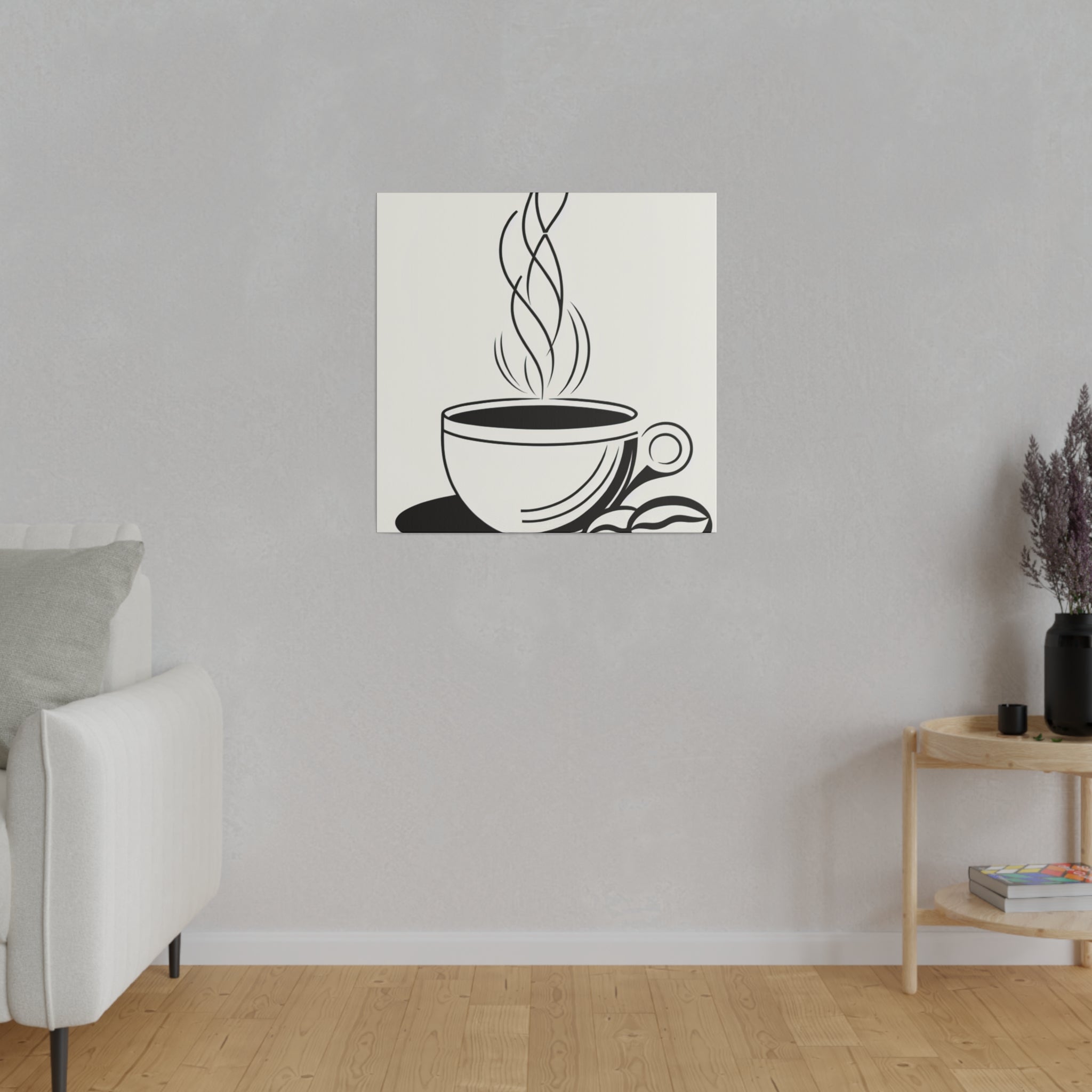 Minimalist Mastery: Coffee Canvas Unveiled Coffee Art Canvas