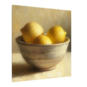 Lemons in Still Life Canvas