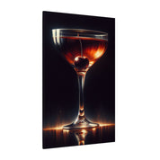 Manhattan Cocktail Modern Canvas