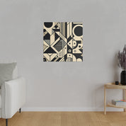 Vibrant Geometry Resonance Geometric Painting Canvas