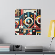 Kaleidoscopic Visions A Maximalist Geometric Odyssey Geometric Painting Canvas