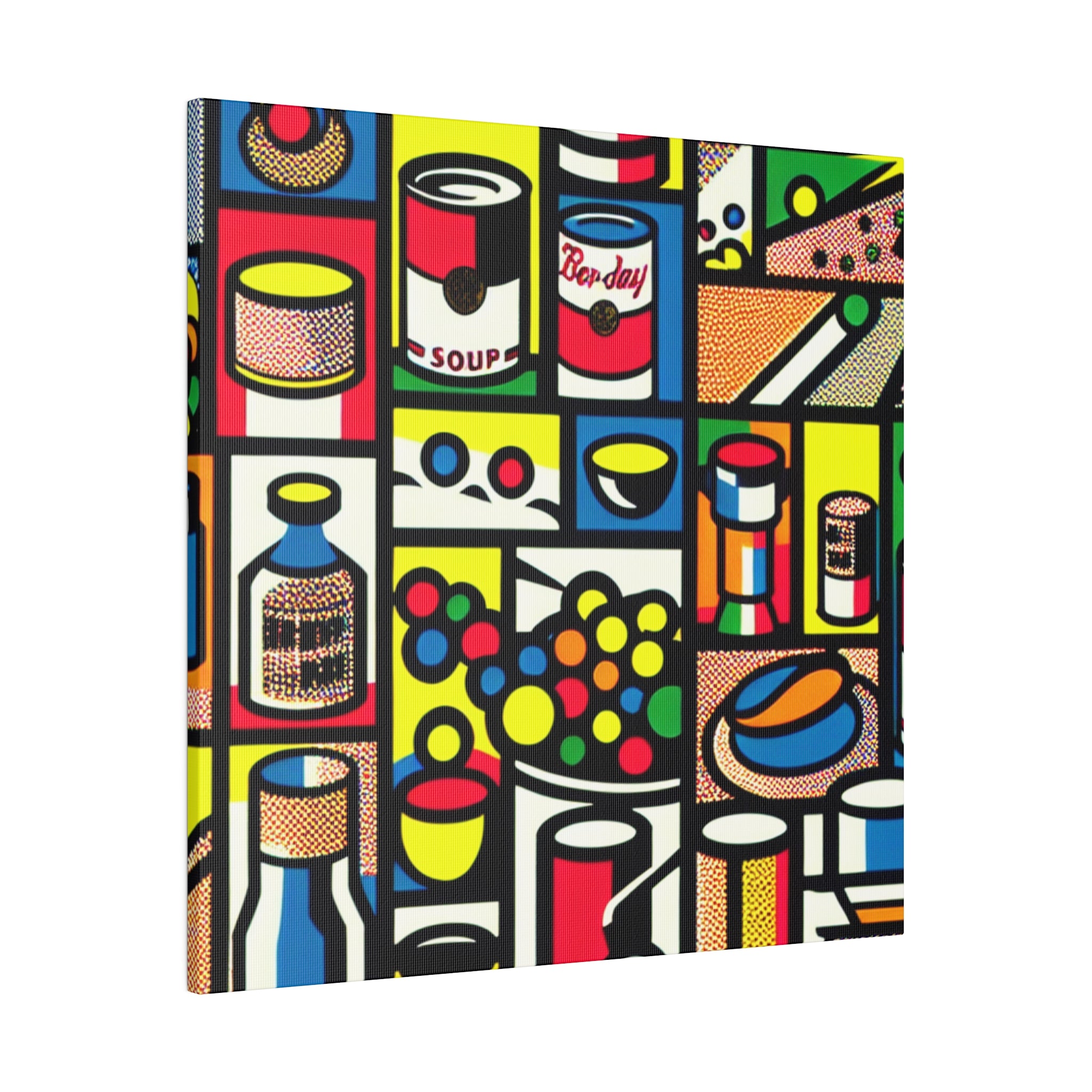 Vibrant Kitchen Pop Art Wall Art Canvas