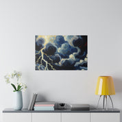 Storm's Ethereal Dance Landscape Painting Canvas