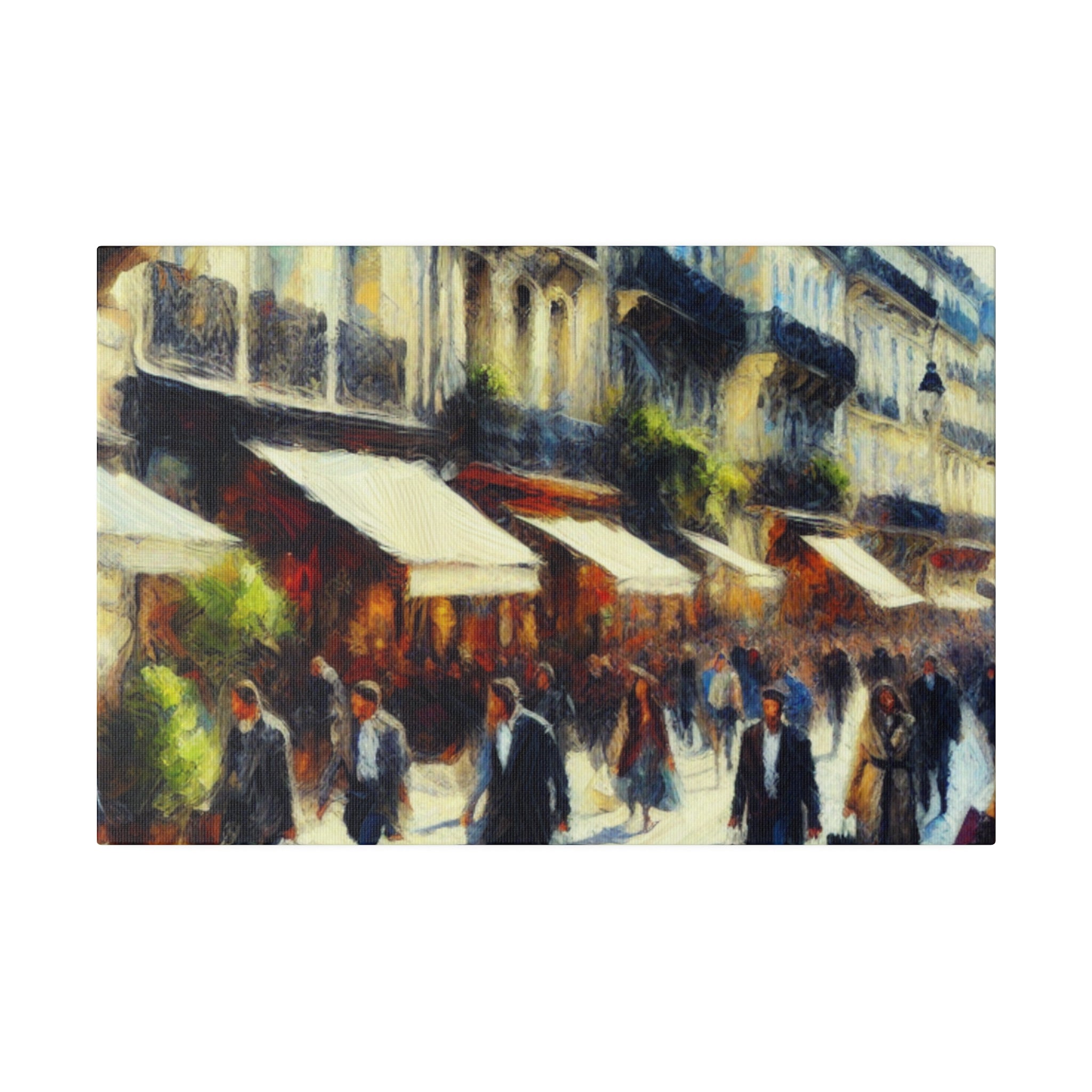 Arcadian Symphony French Street Painting Canvas