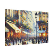 Riviera Reverie Blend French Street Painting Canvas