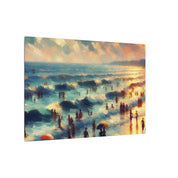 Vintage Seaside Beach Canvas