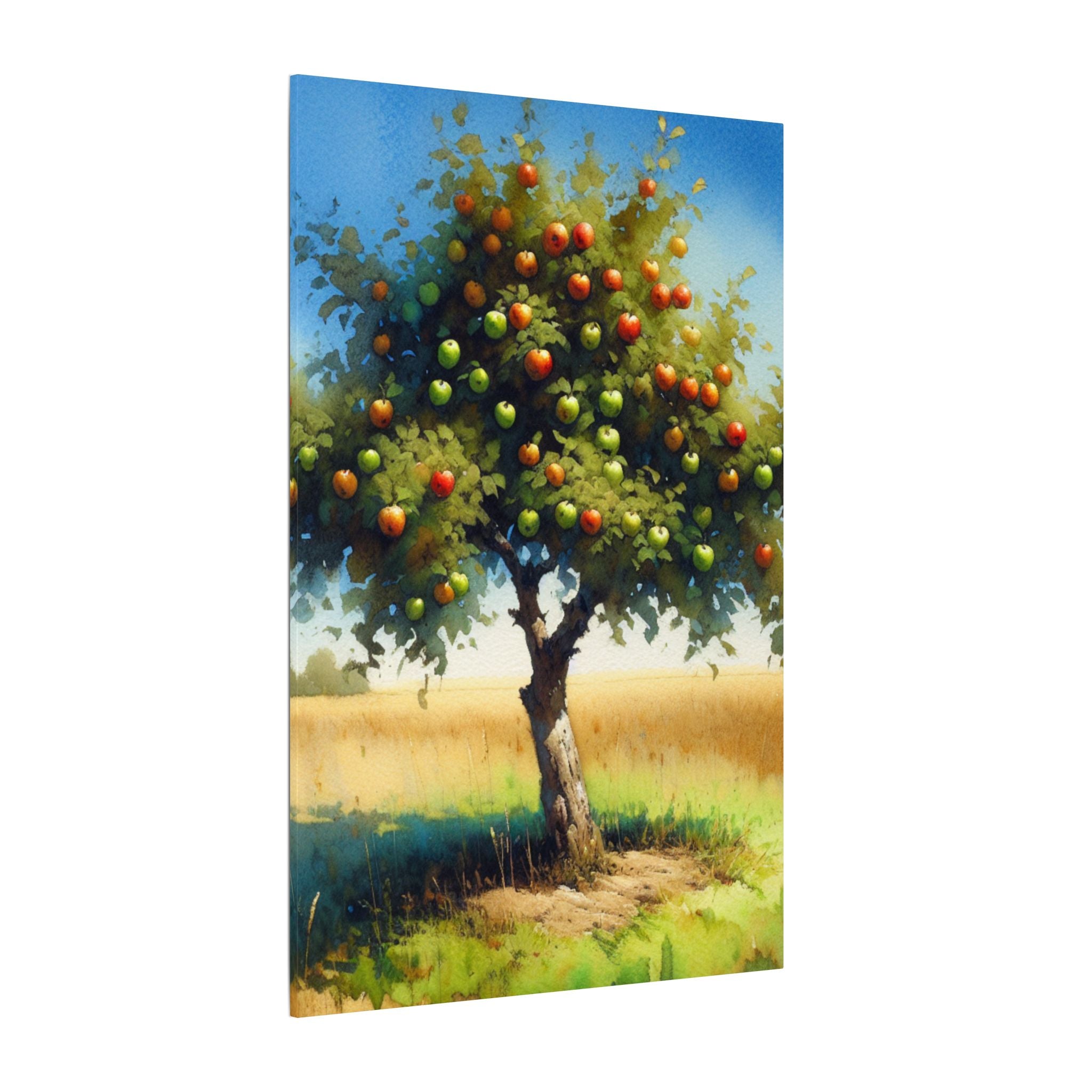 Hilltop Apple Tree Canvas