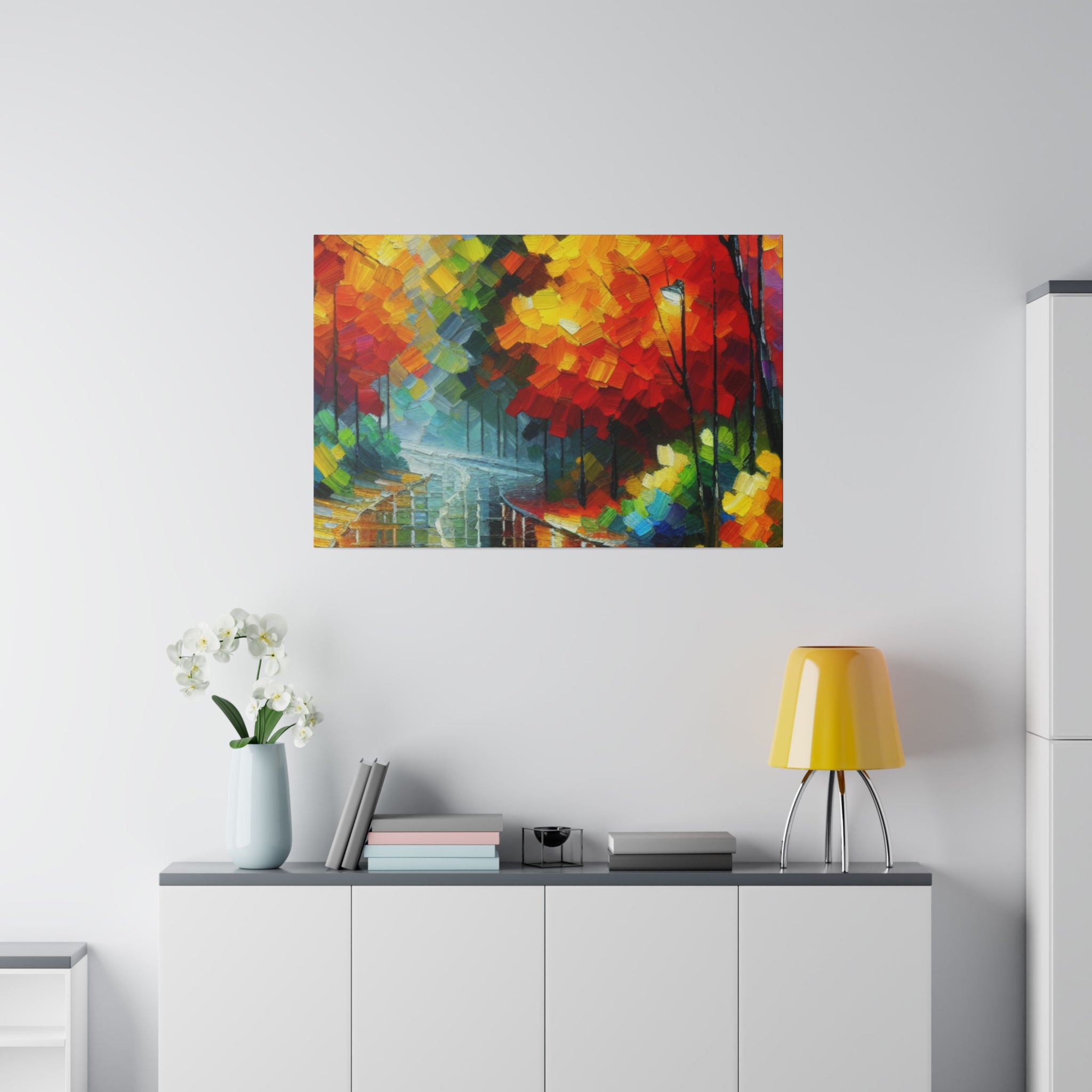 Autumn Whisper Hues Fall Painting Canvas