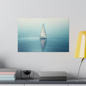 Seafaring Tranquility Seascape Sailboat Painting Canvas