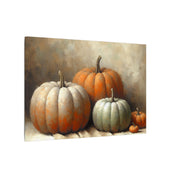 Pumpkin Harvest Still Life Portrait Canvas