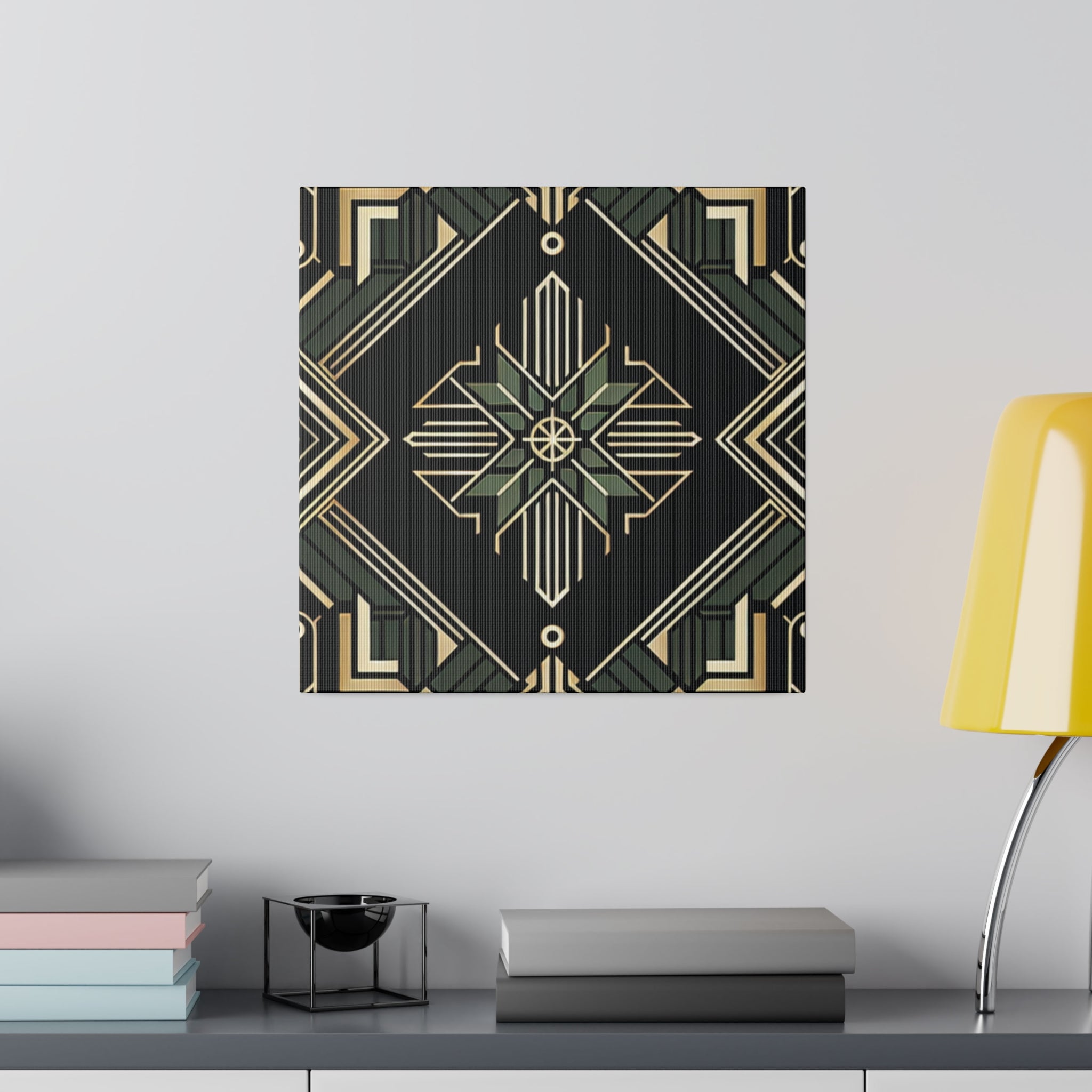 Deco Luxe Delight Art Deco Wall Art Canvas