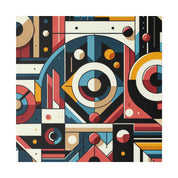 Kaleidoscopic Visions A Maximalist Geometric Odyssey Geometric Painting Canvas