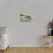 Tranquil Beachscape Beach Painting Canvas