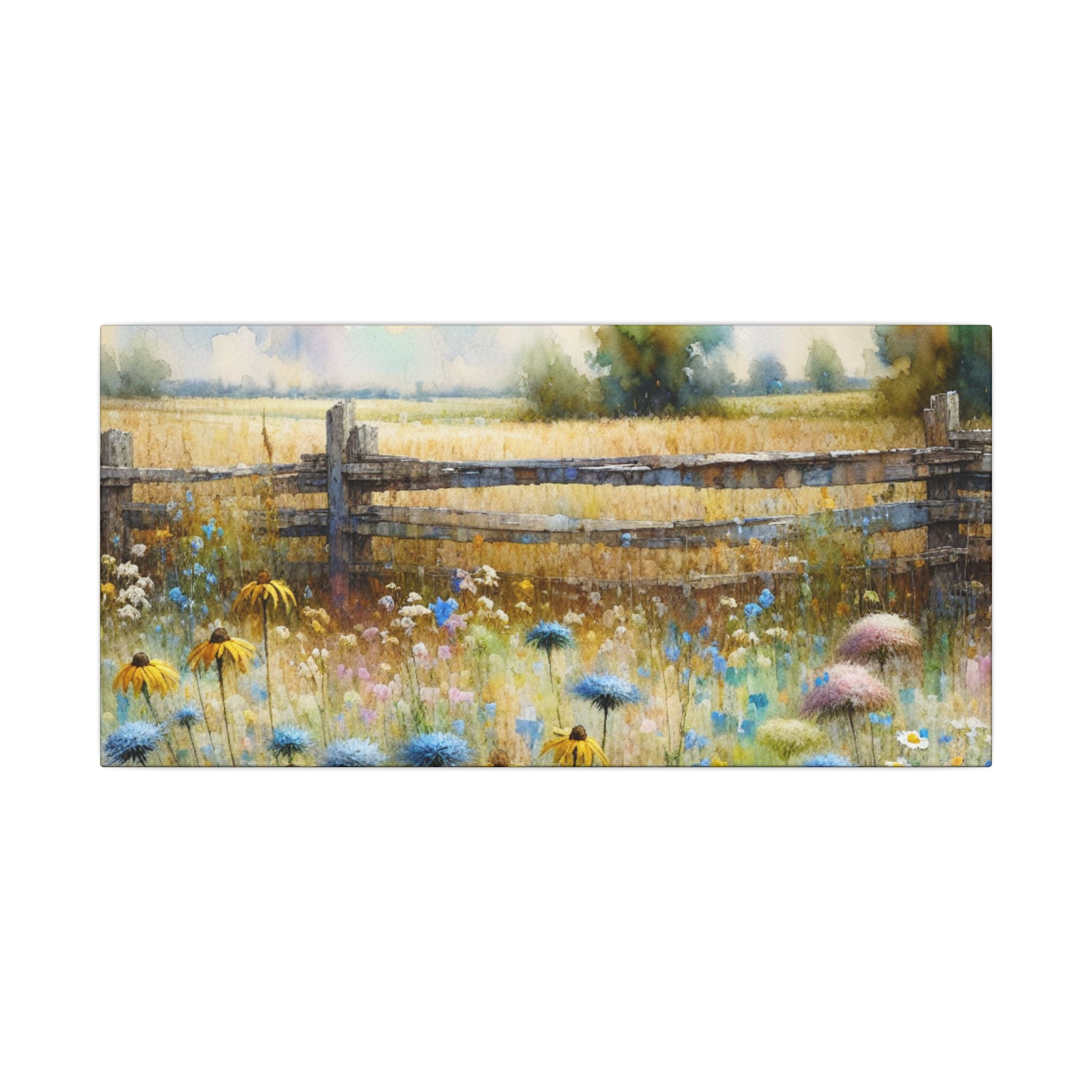 Wildflower Meadow in Bloom Canvas