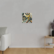 Kaleidoscopic Perceptions Geometric Symphony Geometric Painting Canvas