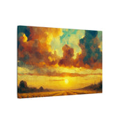 Sunflower Field Impressionist Canvas