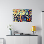 Razzle Dazzle Underground Retro Speakeasy Bar Art Canvas