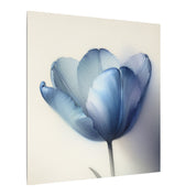 Blue Tulip Watercolor Canvas
