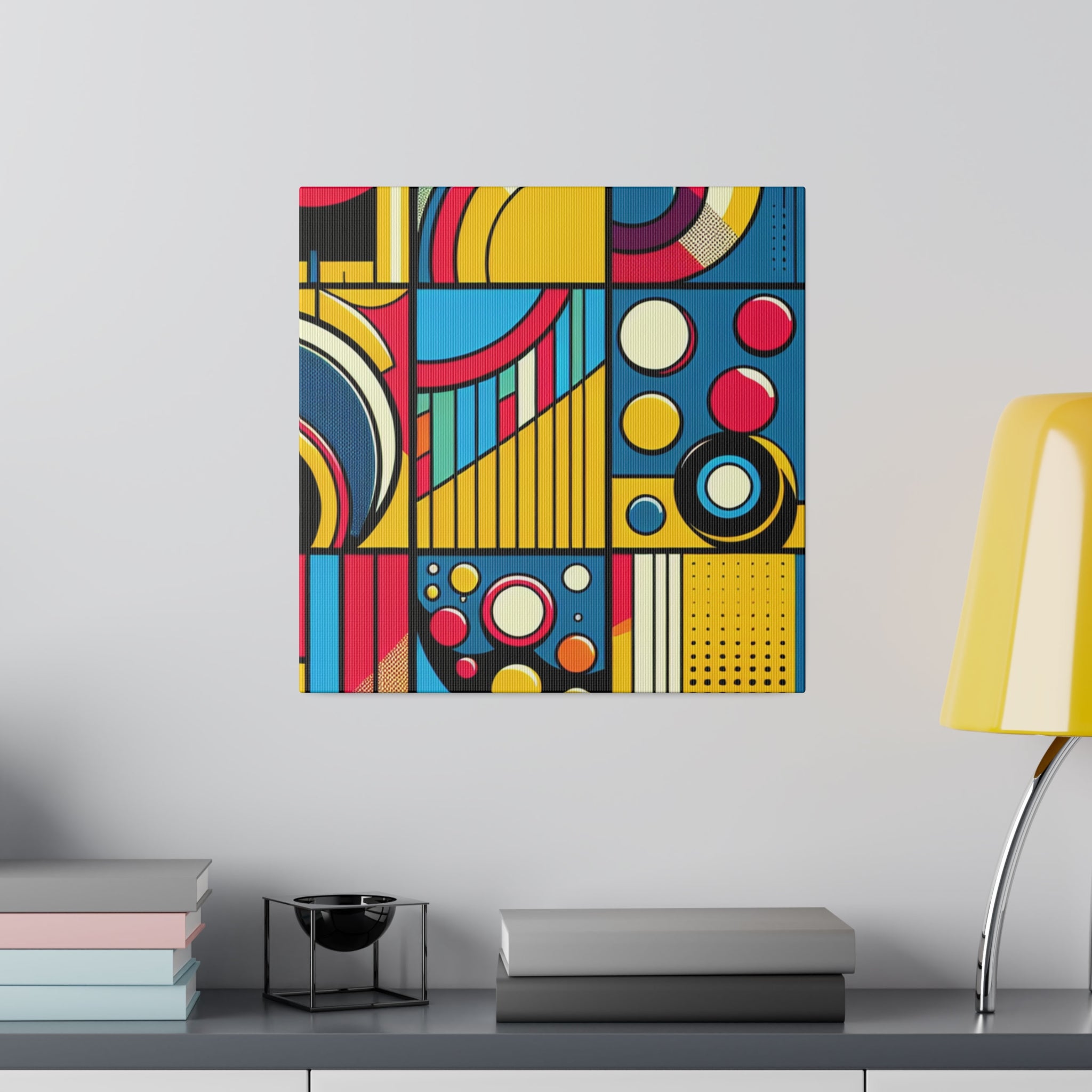 Pop Art Extravaganza Modern Abstract Wall Art Canvas