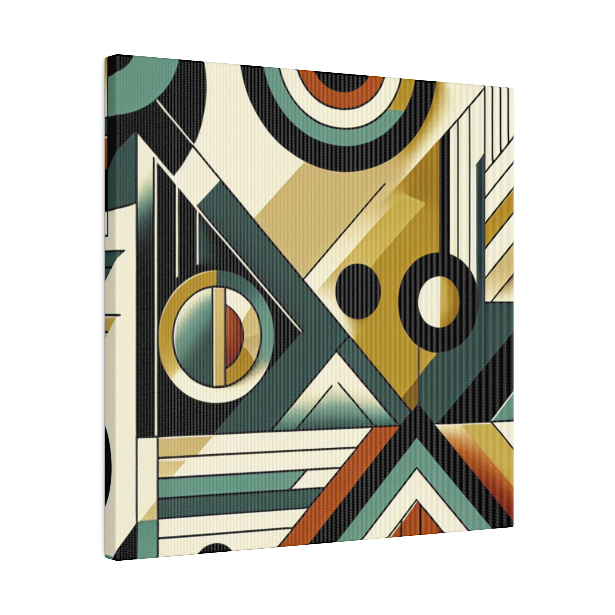 Kaleidoscopic Perceptions Geometric Symphony Geometric Painting Canvas