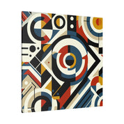 Vivid Dimensions Geometric Tapestry of Imagination Geometric Painting Canvas