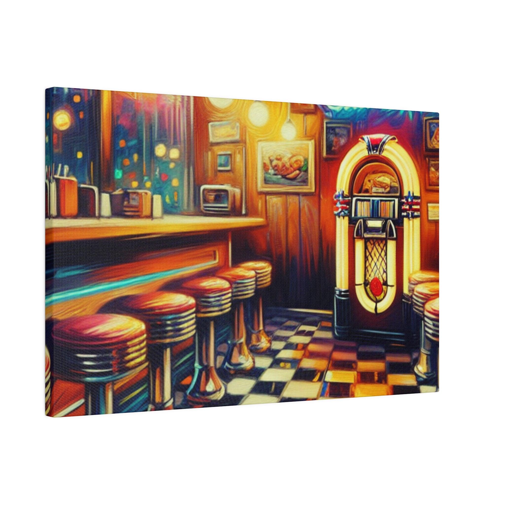 Old School American Pub Painting Canvas