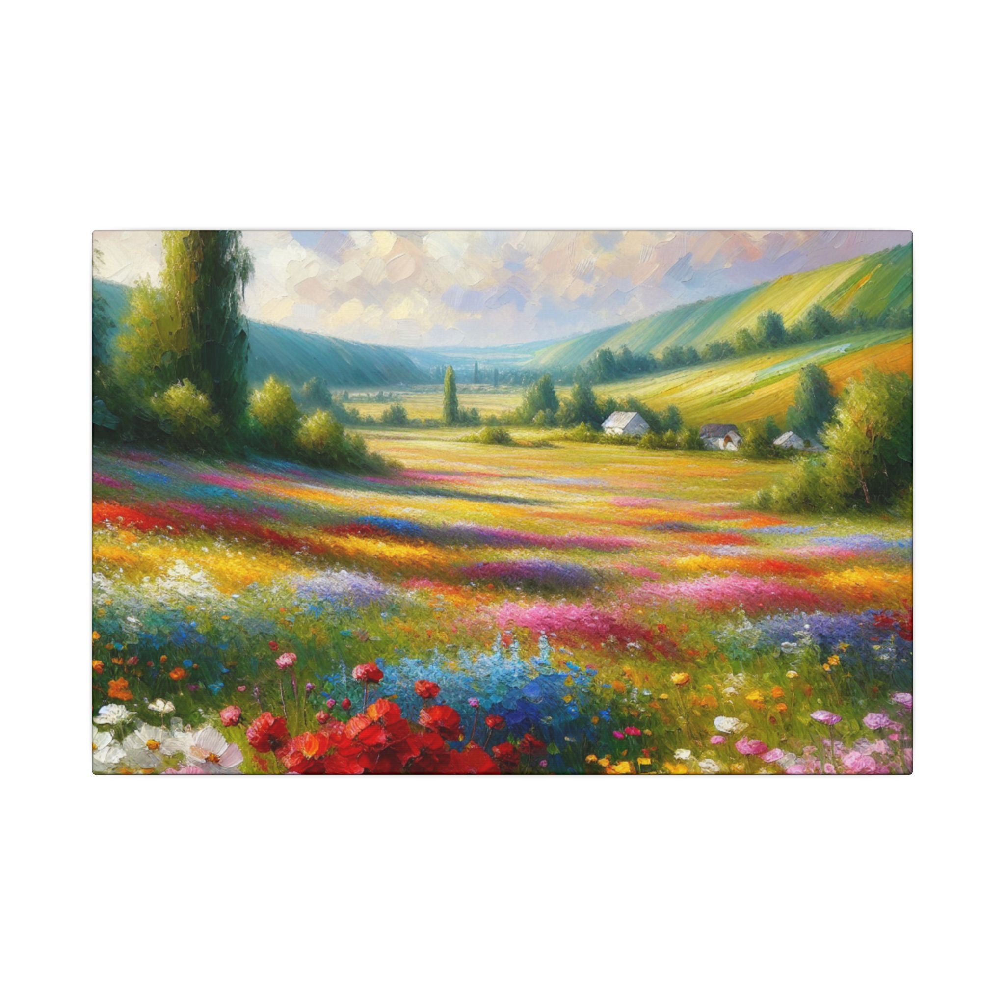 Countryside Wildflower Meadow Canvas