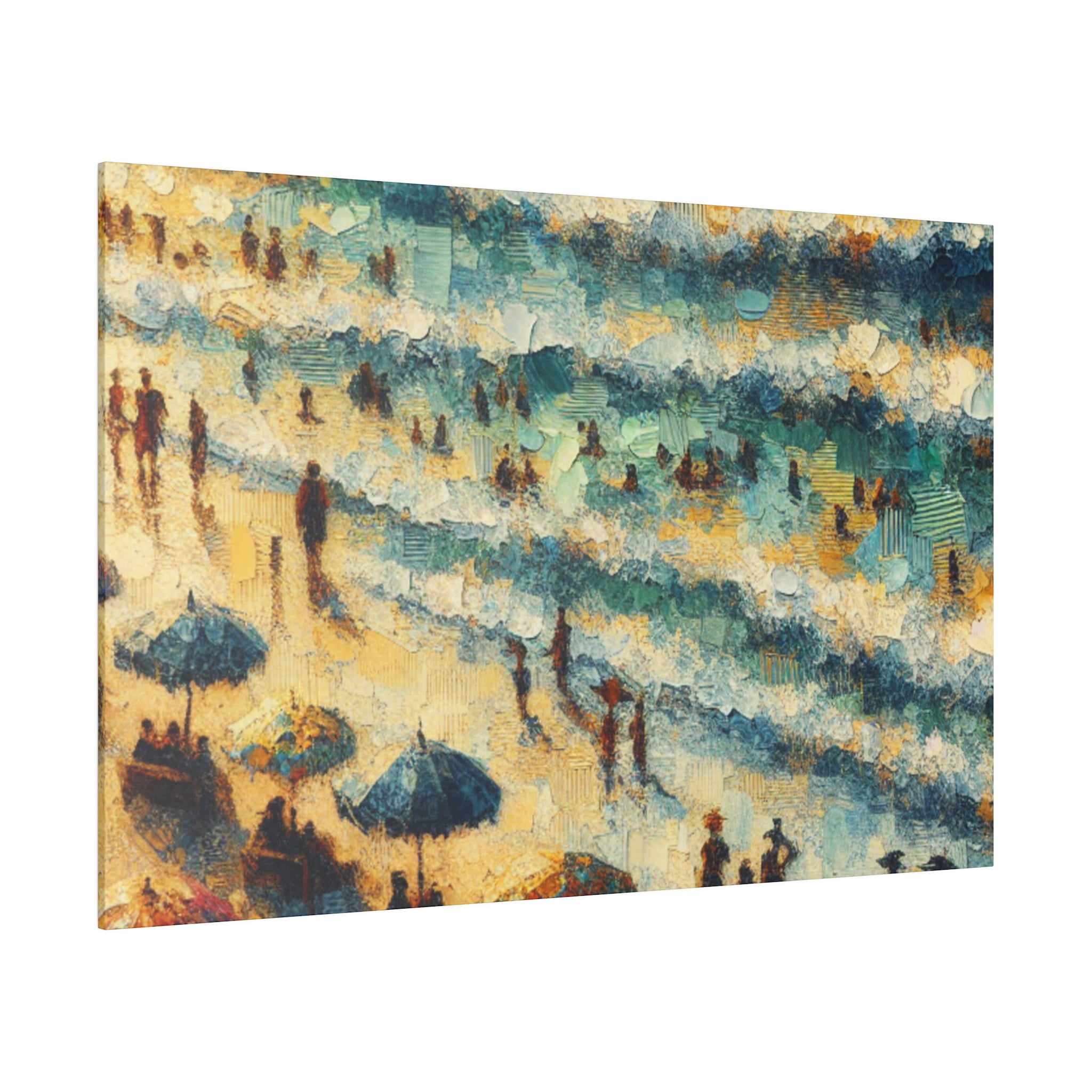 Sapphire Shores Beach Painting Canvas