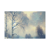 Winter Sky Snowscape Expression Winter Painting Canvas