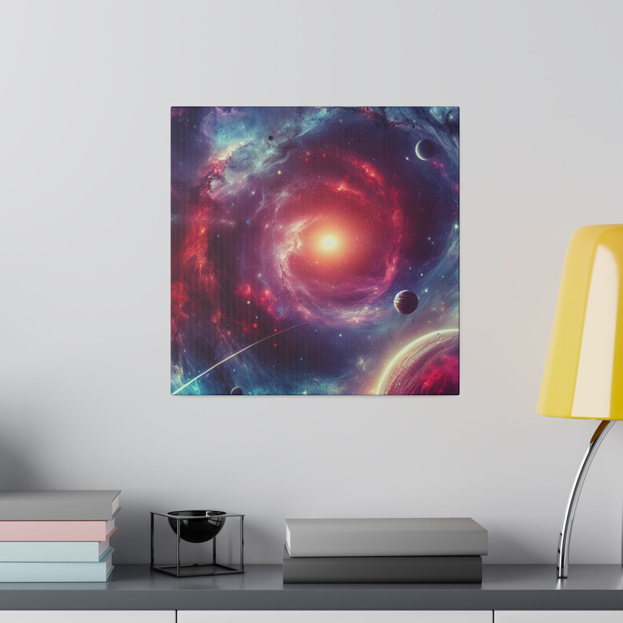 Stellar Nebula Galactic Outer Space Wall Art Canvas