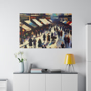 Parisian Mirage French Street Painting Canvas