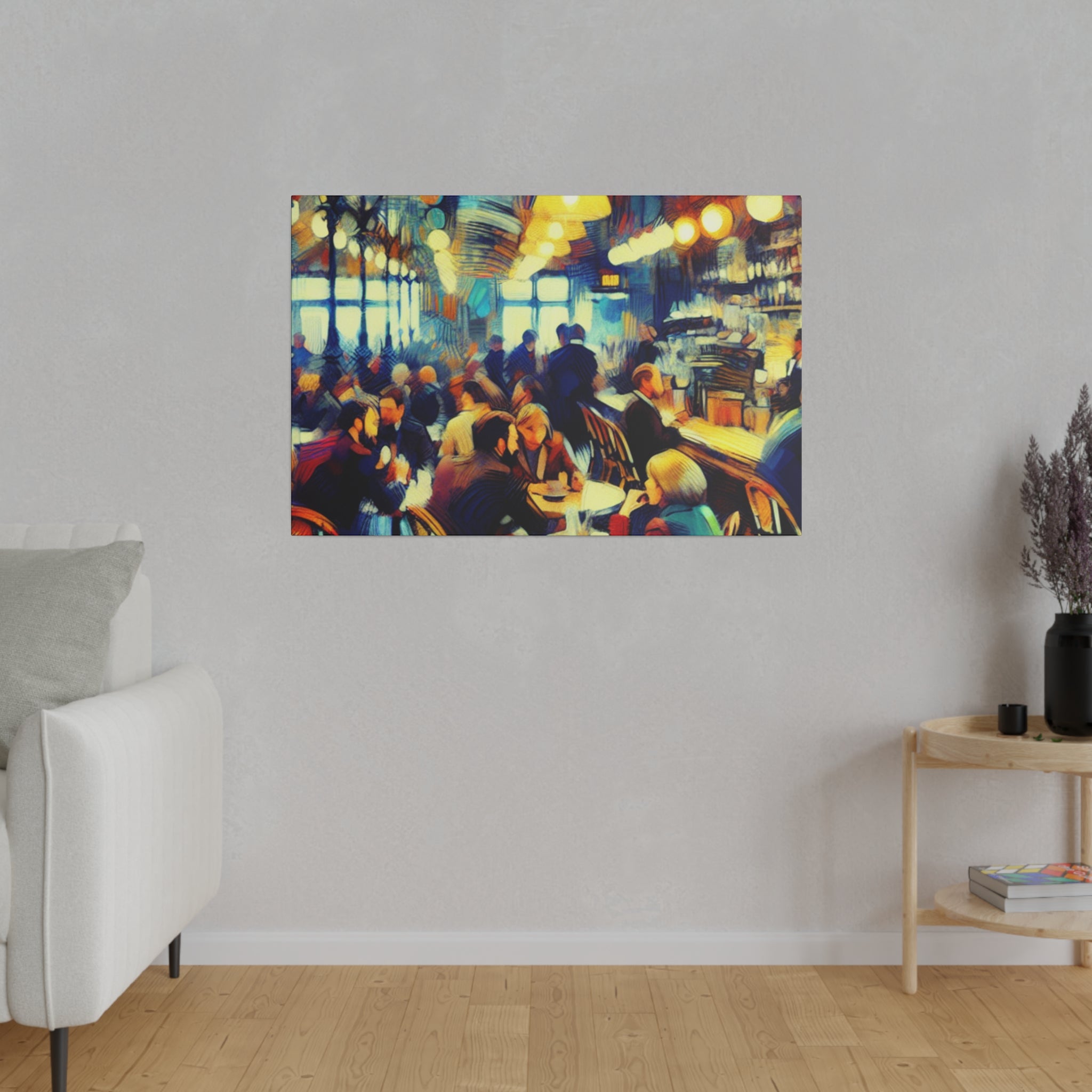 Morning Brew Muse Cafe Artwork Canvas