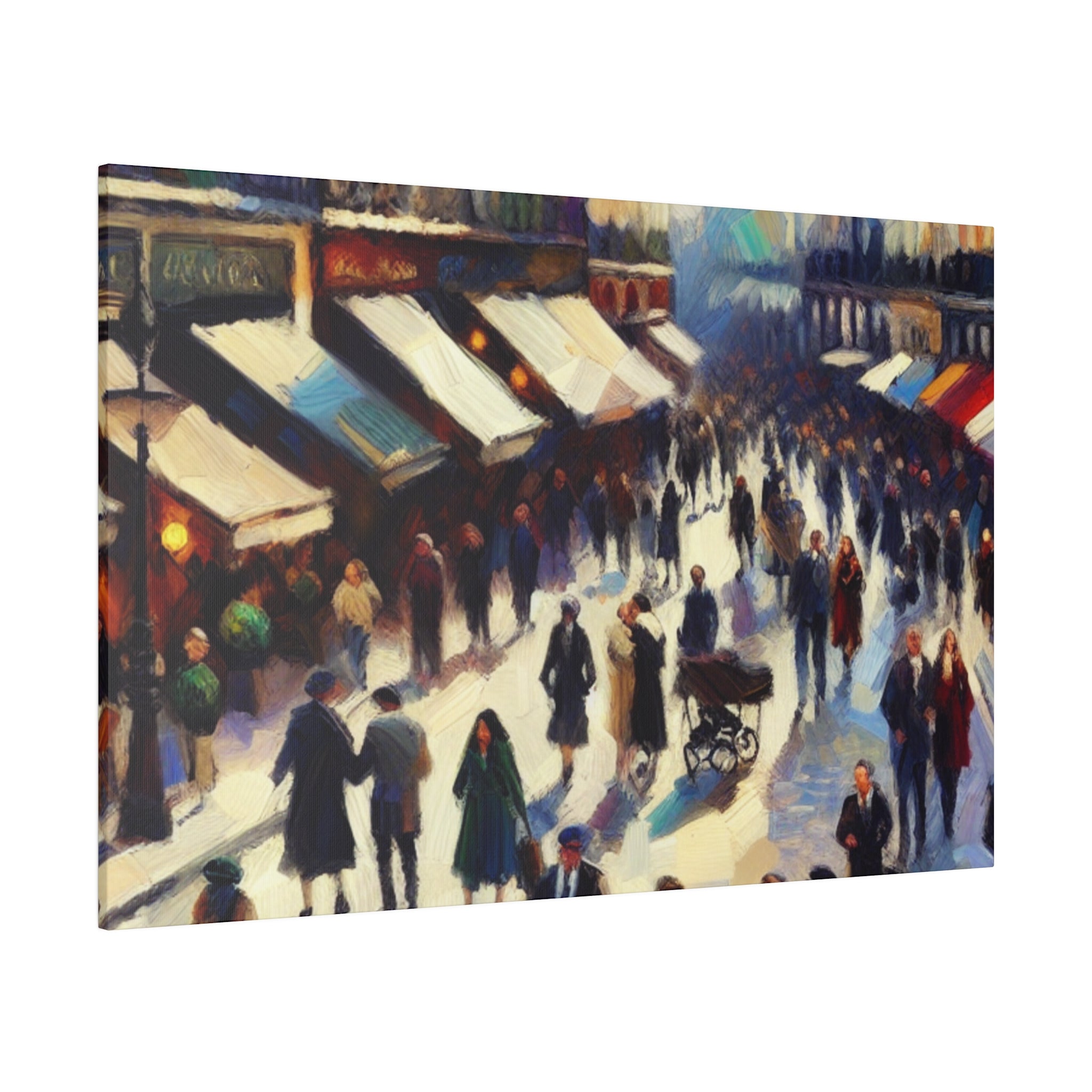 Parisian Mirage French Street Painting Canvas