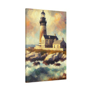 Beacon Illumination Coastal Wall Art Lighthouse Painting Canvas