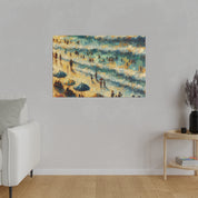 Sapphire Shores Beach Painting Canvas